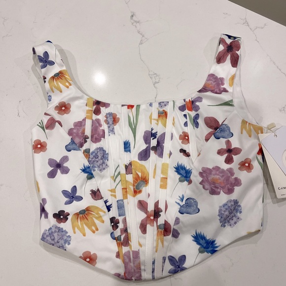NWT Commense Floral Bustier Size M - Picture 5 of 10